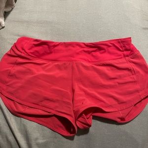 Pink Lululemon Shorts Size 6 2.5 inch